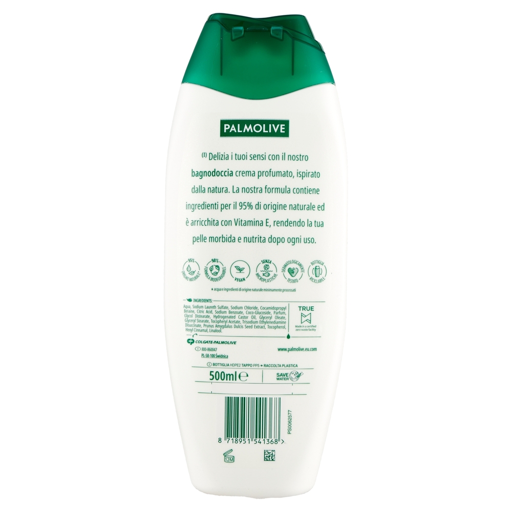 Palmolive bagnoschiuma Naturals Fiori di Mandorlo con idratante 500ml